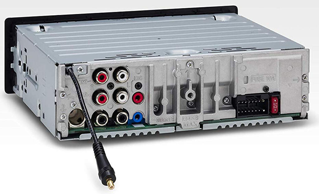 Sony DAB+ CD/RDS, 4 x 55W, MP3/WMA DAB og BT, front AUX og USB, 3 linje ut.