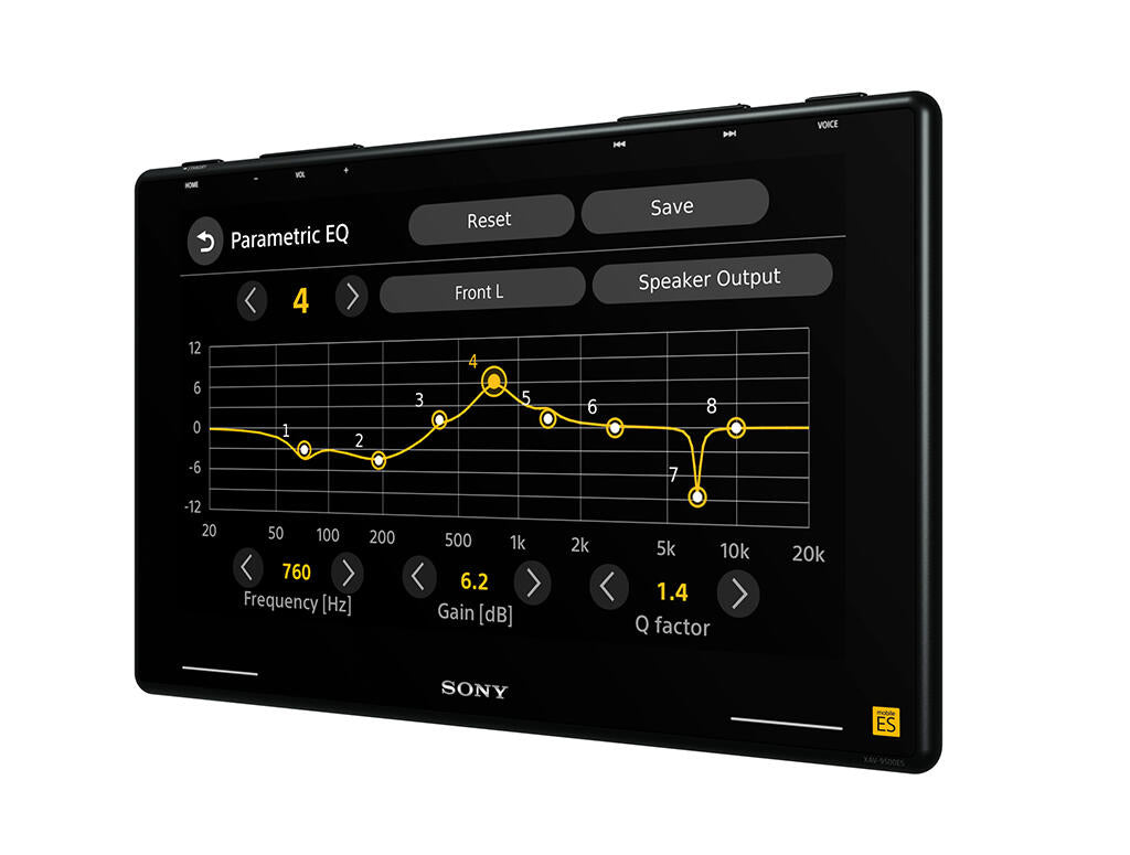 Sony XAV-9550ES Media Receiver Trådløs 10,1" floating HiRes skjerm