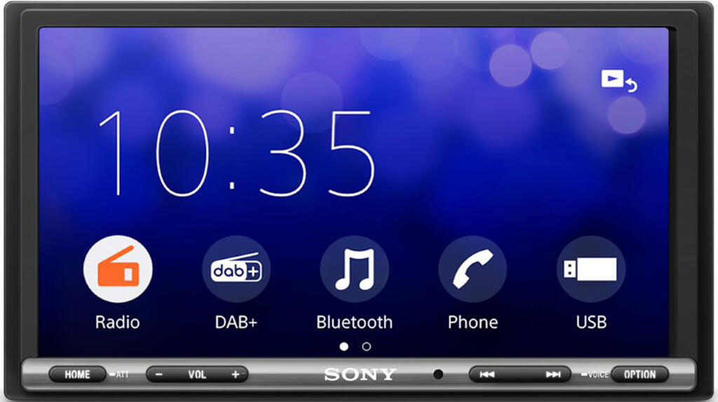 Sony XAV-AX3250 AV Media Receiver 7" LCD, DAB+, MECHALESS