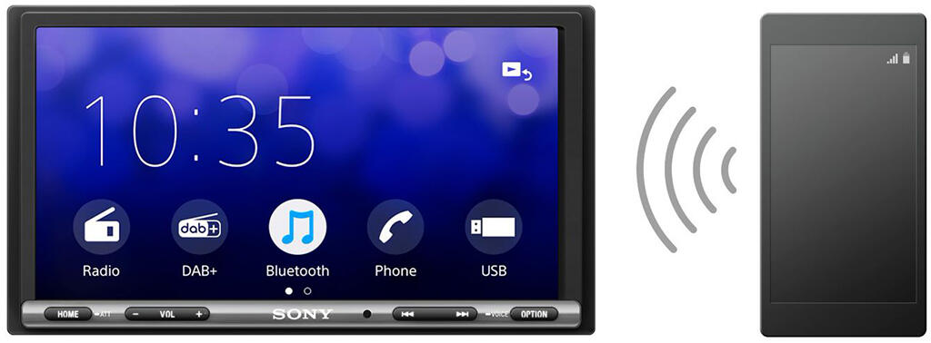 Sony XAV-AX3250 AV Media Receiver 7" LCD, DAB+, MECHALESS
