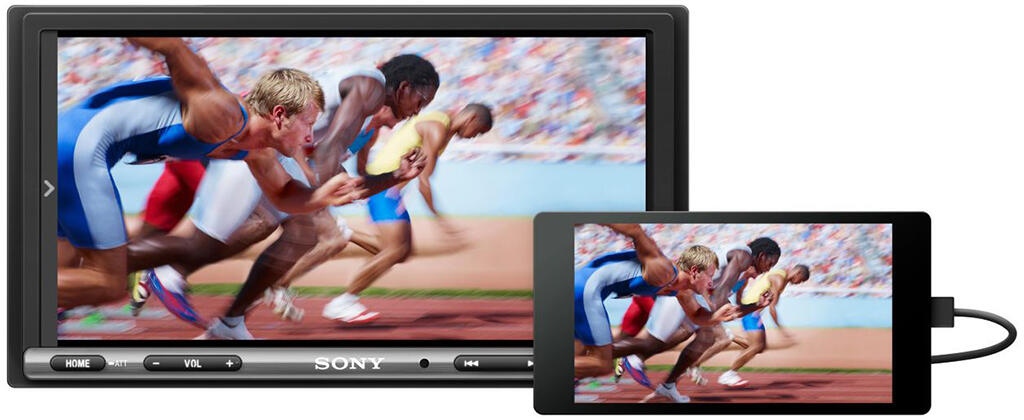 Sony XAV-AX3250 AV Media Receiver 7" LCD, DAB+, MECHALESS