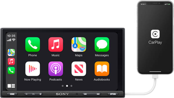 Sony XAV-AX5650 AV Media Receiver 7", DAB+, Apple carplay og Android Auto