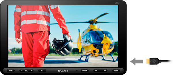 Sony XAV-AX8150 AV media receiver 9" LCD, DAB+, MECHALESS